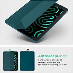 Чохол-книжка ArmorStandart Smart Fold Pen для Samsung Galaxy Tab S10 FE+ Pine Green (ARM85557) [151847] - мініатюра 7