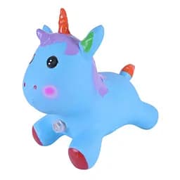 Дитяча іграшка-стрибун "Єдиноріг" Bambi RB2520 музика, світло Синій
