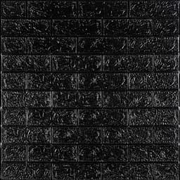 3D панель самоклеящаяся 700х770х5мм кирпич Черный (019-5) SW-00000151