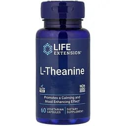 Тианин Life Extension L-Theanine 100 mg, 60 вегакапсул