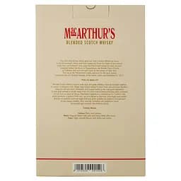 Набір шотландського Віскі MacArthurs, 40%, 0,7 л + 1 склянка - мініатюра 7
