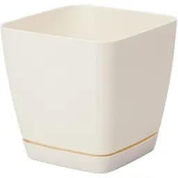 Цветочный горшок Form-Plastic Тоскана квадро-19 5 л белый (0734-011)