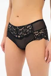 Жіночі трусики KRISTINA 020 435 08 Effetto Lingerie чорний-піон 40/M