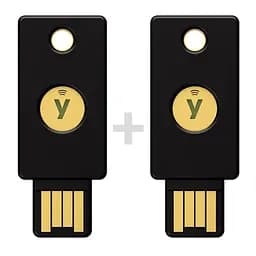Набір апаратних ключів Yubico YubiKey 5 NFC USB Type-A 2-Pack (683066-2)
