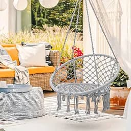 Садова гойдалка-гамак Garden Line grey - мініатюра 8