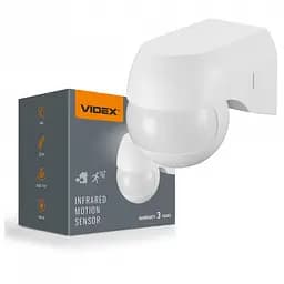 Датчик руху та освітленості Videx VL-SPW11W 220V 800W IP44 інфрачервоний білий