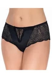 Трусики жіночі міді Effetto Lingerie 018 30 02 чорні 44/XL