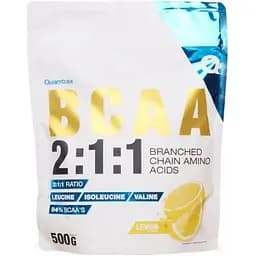 Амінокислоти Quamtrax BCAA 2:1:1 лимон 500 г 