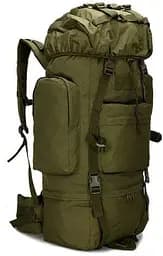 Великий рюкзак з дощовиком 65L Combat 32х20х75 см 000273558 - мініатюра 3
