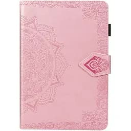 Шкіряний чохол Epik Art Case з візитницею для Samsung Galaxy Tab S7+ Рожевий