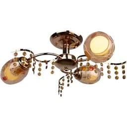 Люстра потолочная Brille в спальню E27 60W G (LK-488C/3)