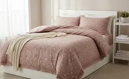 Постельное белье Laura Grand 33 07 сатин - евро комплект цвет пудровый