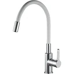 Смеситель для кухни Domino Prestige DPS-203SLR-WHITE (22594)