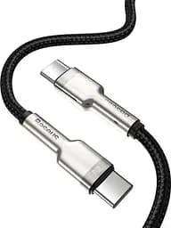Кабель Baseus Cafule Series Metal Cable Type-C to Type-C 100W 1m CATJK-C01 Black - мініатюра 5