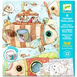 Набір для розфарбовування Djeco Подорож Мало з віконечками (DJ09684)