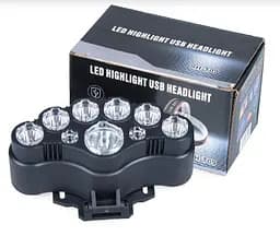 Налобний ліхтар USB Headlight SH-T09 - мініатюра 5