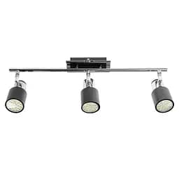 Светильник Brille настенный-потолочный спот поворотный накладной HTL-178/3 GU10 CH + BK