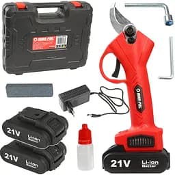 Акумуляторний секатор (садові ножиці) MAR-POL (M83009) + 2 акк