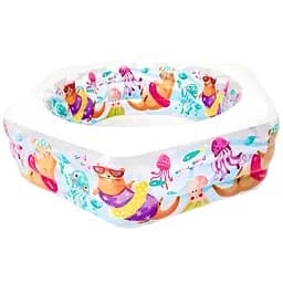 Басейн надувний дитячий Intex 56493 NP Океанський Риф 191х178х61 см 510 л від 6 років