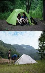 Намет тримісний Naturehike Cloud Up 3 (NH18T030-T) зелений - мініатюра 5