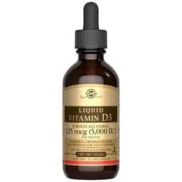 Витамины Solgar Liquid Vitamin D3 Cholecalciferol 125 мкг 5000 IU Natural Orange 59 мл