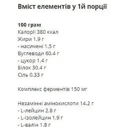 Гейнер FitWin Strawberry and Cream 1500 г - мініатюра 2