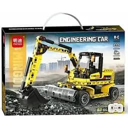 Конструктор Екскаватор на радіокеруванні Mingdi Engineering Car Машина з пультом керування для дітей