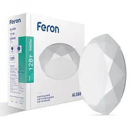 Свiтильник свiтлодiодний Feron AL588 накладний 12W 5000K (40191) - мініатюра 2