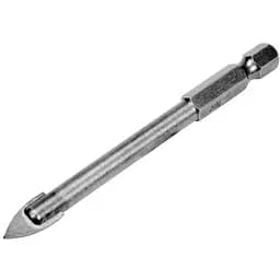 Сверло по стеклу и керамике Sthor YG6X HEX-1/4" Ø=8x80 мм (21704)