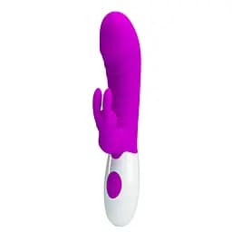 Вібратор-кролик Pretty Love Naughty Bunny, 19.8 см (фуксія)