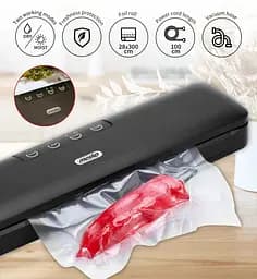 Вакууматор Mesko MS 4492 для пакетів,рулонів та контейнерів/95Вт/30см/ел. керування/чорний (MS4492) - мініатюра 2