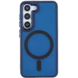Чохол TPU Space Magnetic Color with Magsafe Samsung Galaxy S23+ 5G Dark Blue (35376_3345912)