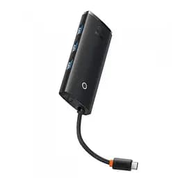 USB-Hub Baseus Lite Series 5-Port Type-C HUB Docking Station (Type-C to HDMI+USB3.0*3+PD) Black