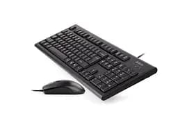 Комплект A4Tech KR-8572, Black, дротовий, USB
