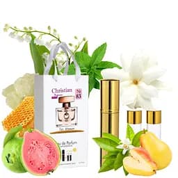 Духи женские с феромонами Christian Gucci by Gucci №83 подарочные с атомайзером 3 шт. по 12 мл