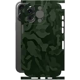 Захисна плівка StatusSKIN для Apple iPhone 15 Pro Max Корпус Вініл Камуфляж зелений