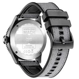 Чоловічий водостійкий тактичний годинник North Edge Mach New (Чорний) - мініатюра 5