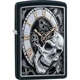 Запальничка Zippo Skull Clock Design