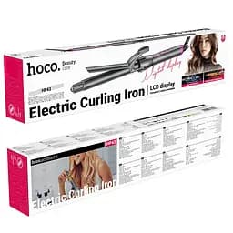 Плойка для волосся Hoco HP43 Electric manual curling iron with digital display Gray - мініатюра 6