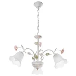 Люстра підвісна Brille флористика E27 60W WH (BKL-521S/3)