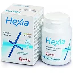 Пищевая добавка Candioli Hexia обезболивающая для собак и кошек, 40 таблеток