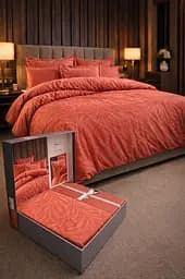 Комплект постельного белья евро 200х220 Premium сатин теракотовый TC303376155