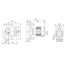 Циркуляційний насос Grundfos Magna3 50-80 F 240 (97924282) - мініатюра 2