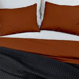 Плед-покривало Cosas Greek Waffle Black вафельне 75х95 см (Blanket_00Black_GreekWaffle_75x95) - мініатюра 2