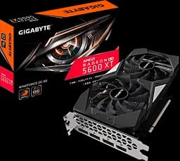Відеокарта AMD Radeon RX 5600 XT 6GB Gigabyte WindForce (GV-R56XTWF2-6GD) Б/В - мініатюра 1