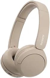 Наушники On-ear WH-CH520 BT 5.2, SBC, AAC, Wireless, Mic, Бежевый Sony teh0013181
