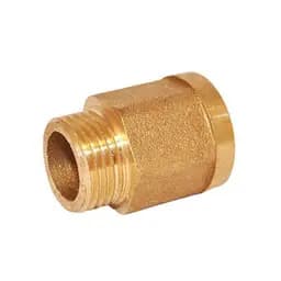 Перехідник Lexline К.0601-В25 1/2"х1/2" НВ посилений L 25 мм латунь 30412
