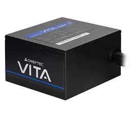 Блок живлення 850 Вт, Chieftec VITA, Black, 80+ Bronze, 120 мм FDB, 2xMolex / 6xSATA / 4x6+2-pin / 2x4+4-pin / 1x20+4-pin, захист AFC/OPP/OTP/OVP/SCP/SIP/UVP/OCP, ATX 12V 2.53 (BPX-850-S)