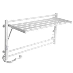 Электрический полотенцесушитель Laris Зебра Астор ЧФ8 1000x500 Е левый R3 77700078, Белый, Левое, Электронный