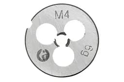 Плашка ручна кругла метрична Intertool M4 х 0.7 - мініатюра 2